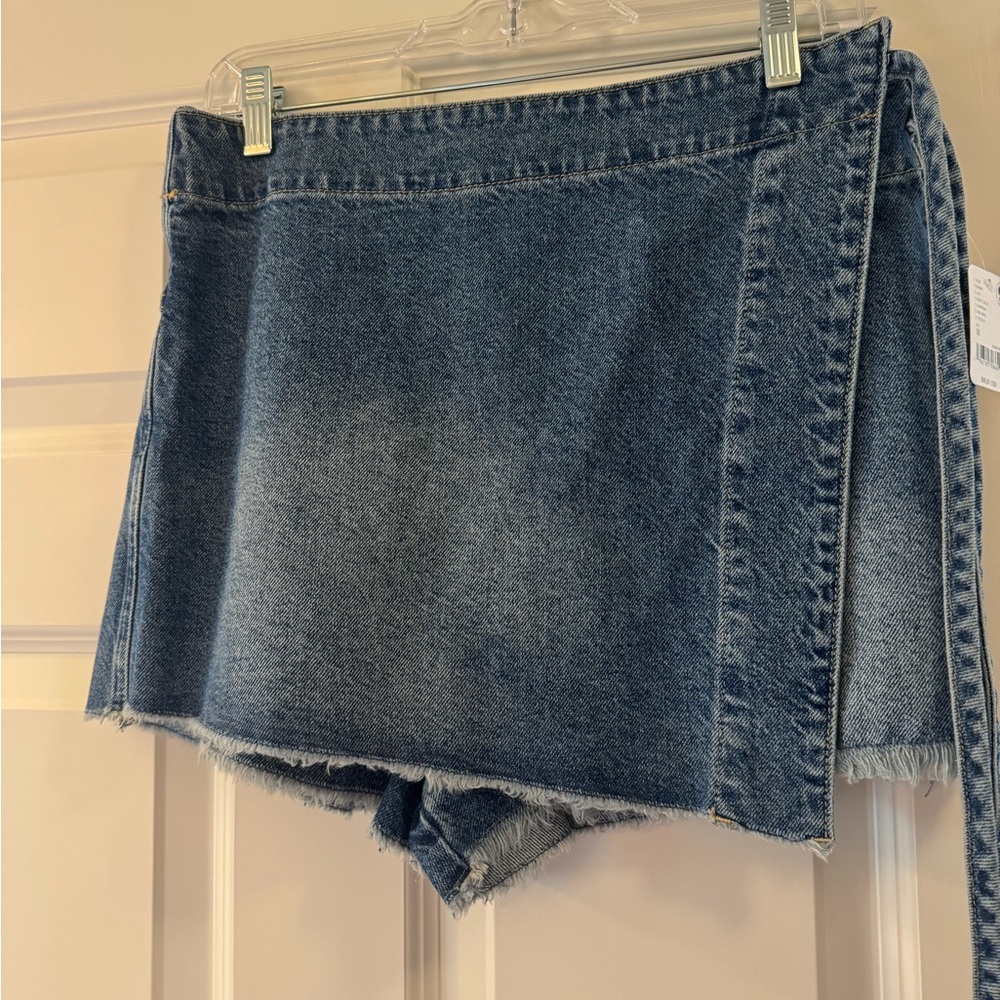 Free People Emmy Denim Skort